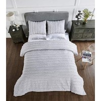 Better Trends Anglique Comforter Collection 100 Cotton Tufted Unique Luxurious Soft Plush Woven Machine Washable Tumble Dry Ki