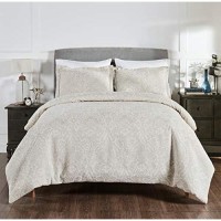 Better Trends Haven Damask Duvet cover collection 100 cotton Tufted Unique Luxurious Soft Plush Woven Machine Washable Tumble D