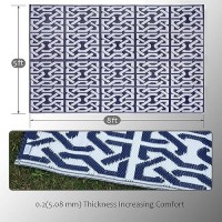 Sand Mine Reversible Mats Plastic Straw Rug Modern Area Rug Large Floor Mat And Rug For Outdoors Rv Patio Backyard Deck