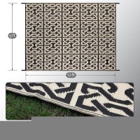 Sand Mine Reversible Mats Plastic Straw Rug Modern Area Rug Large Floor Mat And Rug For Outdoors Rv Patio Backyard Deck