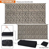 Sand Mine Reversible Mats Plastic Straw Rug Modern Area Rug Large Floor Mat And Rug For Outdoors Rv Patio Backyard Deck