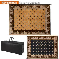 Sand Mine Reversible Mats Plastic Straw Rug Modern Area Rug Large Floor Mat And Rug For Outdoors Rv Patio Backyard Deck