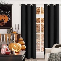 Youngstex Blackout Curtains For Bedroom Thermal Insulated With Grommet Top Room Darkening Noise Reducing Curtains For Living R