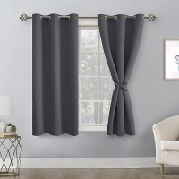 Hiasan Blackout Curtains For Bedroom Thermal Insulated Light Blocking Window Curtains For Living Room 2 Drape Panels Sewn W