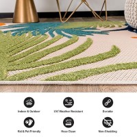 Rugshop Lucca Contemporary Floral Indoor/Outdoor Area Rug 7'10