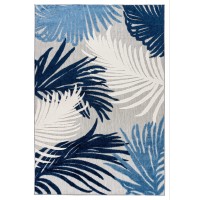 Rugshop Lucca Contemporary Floral Indoor/Outdoor Area Rug 7'10