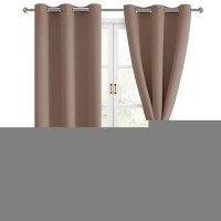 Hiasan Blackout Curtains For Bedroom 42 X 84 Inches Long Thermal Insulated Light Blocking Window Curtains For Living Room