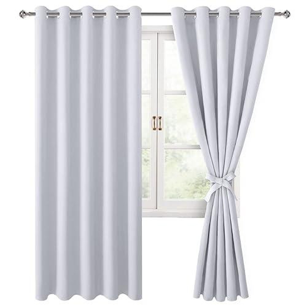 Hiasan Blackout Curtains For Bedroom 60 X 84 Inches Long Thermal Insulated Energy Saving Window Curtains For Living Room 2