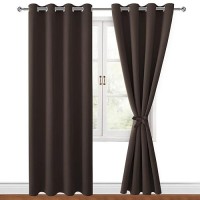 Hiasan Blackout Curtains For Bedroom 52 X 96 Inches Long Thermal Insulated Light Blocking Window Curtains For Living Room