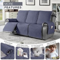 Taococo Recliner Sofa Slipcover Couch Covers For 3 Cushion Couch Pet Sofa Cover For 3 Seat Recliner Sofa Washable Reclining So