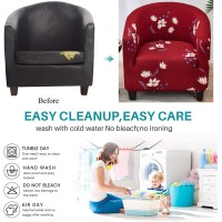 Crfatop Club Chair Slipcover Stretch Tub Chair Cover Armchair Slipcovers Non-Slip Tub Chair Slipcover Couch Cover Elastic Sofa Cover For Bar Counter Living Room,A06