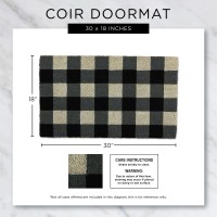 Dii Checkers Hello Doormat