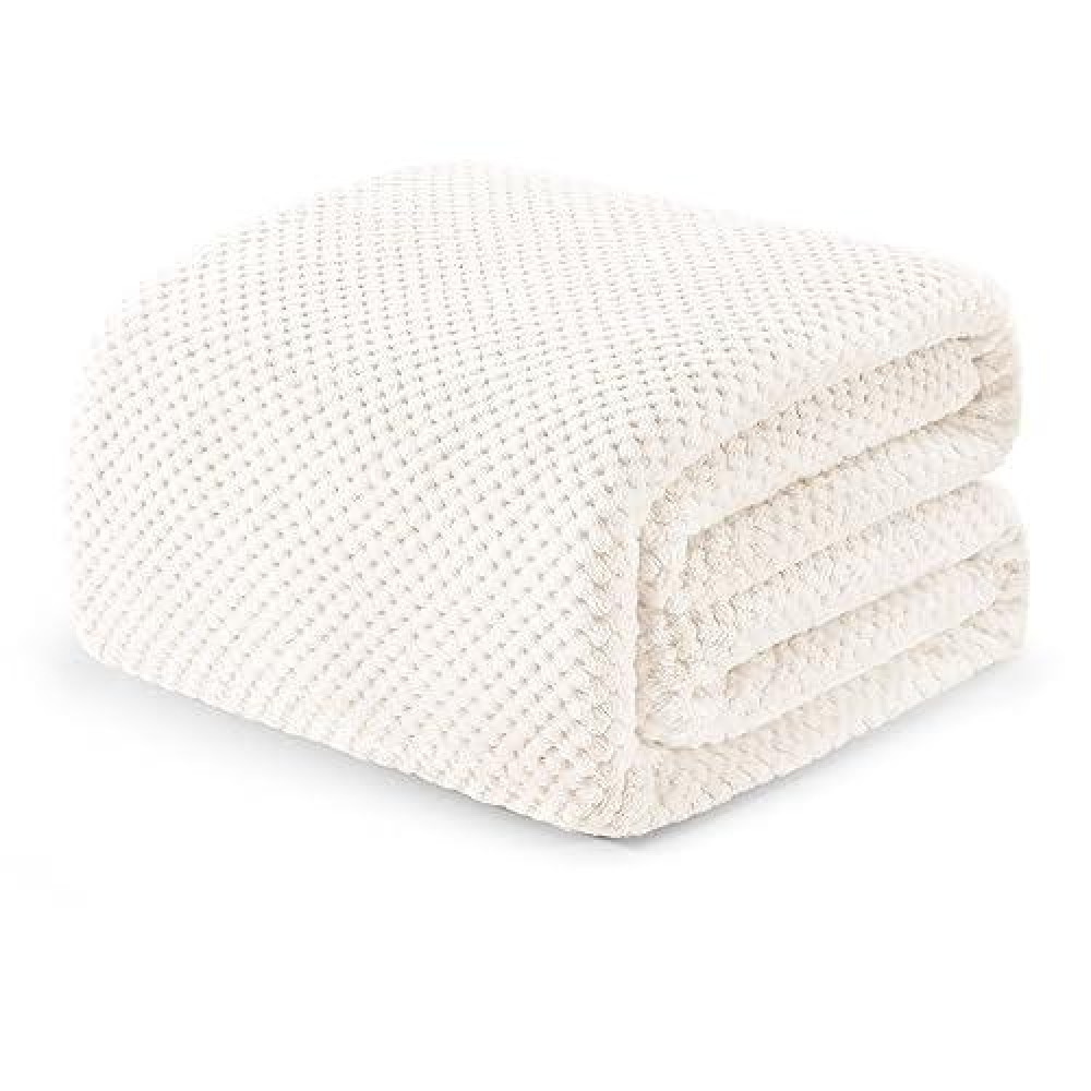 Exclusivo Mezcla Fleece Bed Blanket Twin Size Super Soft And Warm Blankets For Couch Sofa And Bed Waffle Textured Cozy Fuzzy