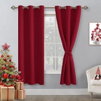 Hiasan Blackout Curtains For Bedroom And Living Room Light Blocking Noise Reducing Window Curtain Panels Tiebacks Included S