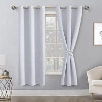 Hiasan Room Darkening Curtains For Bedroom Noise Reducing Energy Saving Blackout Window Curtain Panels Sewn With Tiebacks Se