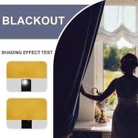 Jiuzhen Blackout Curtains For Bedroomliving Room Thermal Insulated Light Blocking Curtains Rod Pocket Curtains With Tiebacks