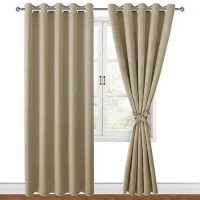 Hiasan Blackout Curtains For Bedroom 60 X 84 Inches Long Thermal Insulated Light Blocking Window Curtains For Living Room