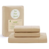 Lane Linen Queen Fitted Sheet 100 Organic Cotton Fitted Bed Sheets 3 Pc Set 1 Fitted Sheet 2 Pillowcases Percale Weave So