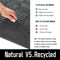 Yimobra Sturdy Front Entrance Door Mat Outdoor Indoor 36X24 Inch Heavy Duty Doormat Entryway Floor Mat Non Slip Rubber Backin