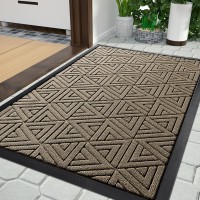 Yimobra Door Mat Outdoor Entrance Heavy Duty Sturdy Front Welcome Matt For Outside Home Entry Doormat For Back Patio Floor Por