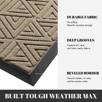 Yimobra Door Mat Outdoor Entrance Heavy Duty Sturdy Front Welcome Matt For Outside Home Entry Doormat For Back Patio Floor Por