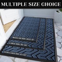 Yimobra Door Mat Allseason Outdoor Indoor Sturdy Doormat For Home Entrance Floor Heavy Duty Non Slip Front Door Mats Outdoor