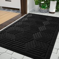 Yimobra Front Entrance Door Mat Allseason Heavy Duty Outdoor Indoor Entryway Floor Mat Sturdy Natural Rubber Non Slip Resis