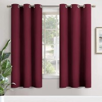 Youngstex Blackout Curtains For Bedroom Thermal Insulated With Grommet Room Darkening 72 Inches Length Window Drapes For Livin