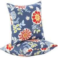 Jmgbird Outdoor Throw Pillows Waterproof Set Of 2 Patio Pillows 1818 Inch Decorative Pillows For Bed, Couch, Sofa And Patio Furniture