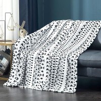 Vessia Oversized Flannel Fleece Plush Blanket Throw Size(50