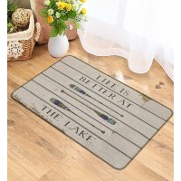 Mqizi Lake House Door Mat Lake House Gifts 30X17 Indoor Doormats Lake Decor Lakehouse Decor For The Home Lake Life Decor