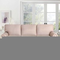 Hversailtex Stretch 3 Piece T Cushion Sofa Slipcovers Individually Sofa Cushion Covers For 3 Cushion Couch Sofa Seat Cushion Co