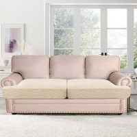 Hversailtex Stretch 2 Piece T Cushion Sofa Slipcovers Individually Sofa Cushion Covers For 2 Cushion Couch Sofa Seat Cushion Co