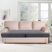 Hversailtex Stretch 2 Piece T Cushion Sofa Slipcovers Individually Sofa Cushion Covers For 2 Cushion Couch Sofa Seat Cushion Co