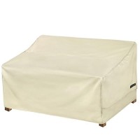 Nettypro Outdoor Sofa Cover Waterproof 3-Seater Patio Couch Cover  Patio Furniture Deep Lounge Sofa Covers With Air Vent And Handle  88