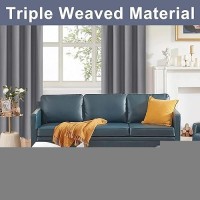 Jiuzhen Blackout Curtains For Bedroom Thermal Insulated Room Darkening Noise Reducing 52 X 84 Inch Length Curtains For Living