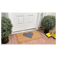 Calloway Mills Madison Heart Doormat (Gray  17