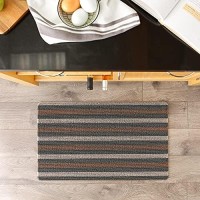 Dii Tufted Mat Collection Indooroutdoor Pvc Foam Cushion Backing 1775X295 Brown Bangal Stripe