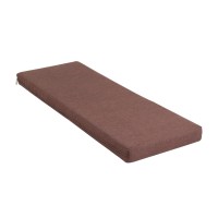 Mudilun Bench Cushions,Indoor Window Seat Cushions,Soft And Comfortable Piano Bench Cushions,Washable Patio Furniture Cushion,With Zipper And Adjustable Straps(Brown,31.4 * 11.8 * 1.96)