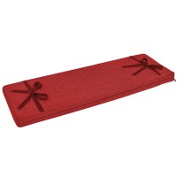 Mudilun Bench Cushions,Indoor Window Seat Cushions,Soft And Comfortable Piano Bench Cushions,Washable Patio Furniture Cushion,With Zipper And Adjustable Straps(Red,40 * 17.7 * 1.96)