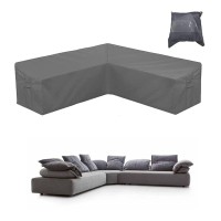 Sofa Furniture Covers Ucare Waterproof 420D Patio Garden Furniture Sectional Couch Sofa Cover Weatherproof Heavy Duty Outdoor L Shaped Protector With Covers Handle (270X270X90Cm/106X106X35In)