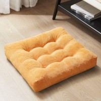 Degrees Of Comfort Meditation Floor Pillow Square Large Pillows Seating For Adults Tufted Corduroy Floor Cushion For Living Ro