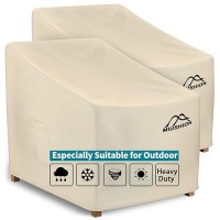 Miushion 2 Pack Patio Chair Covers  40