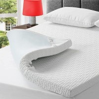 Bedluxury 3 Inch Full Size Mattress Topper Gel Memory Foam High Density Soft Foam Mattress Pad Cover For Pressure Relief Bed T