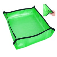 Xatdomesd Foldable Gardening Mat Plant Repotting Mat Gardening Kneeler Work Cloth Waterproof Thicken Pe Mat Anti Dirty Tarp 29