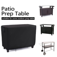 Jungda Patio Prep Table Cover For 52 Inch Keter Unity Xl Portable Outdoor Table,Waterproof Bar Covers For Outdoor Furniture