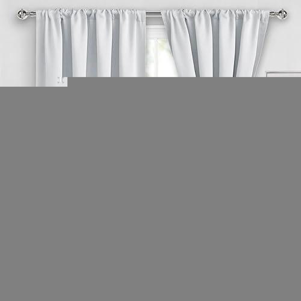 Jiuzhen Curtains For Bedroom Thermal Insulated Room Darkening Noise Reducing 60 X 63 Inch Blackout Curtains For Living Room