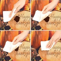 Thanksgiving Docer Round Fitted Tablecloth With Elastic Edge Fall Autumn Pumpkin Round Table Cover Non Slip Table Cloth For Pa