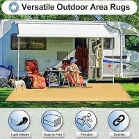 Outdoorlines Plastic Tarp Outdoor Rugs For Patio 9 X 12 Ft Uv And Weather Resistant Patio Carpet Stain Resistant Plastic Rv C