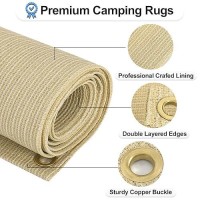 Outdoorlines Plastic Tarp Outdoor Rugs For Patio 4 X 6 Ft Uv And Weather Resistant Patio Carpet Stain Resistant Plastic Rv Ca